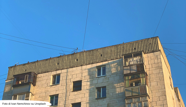 un palazzo di alloggi